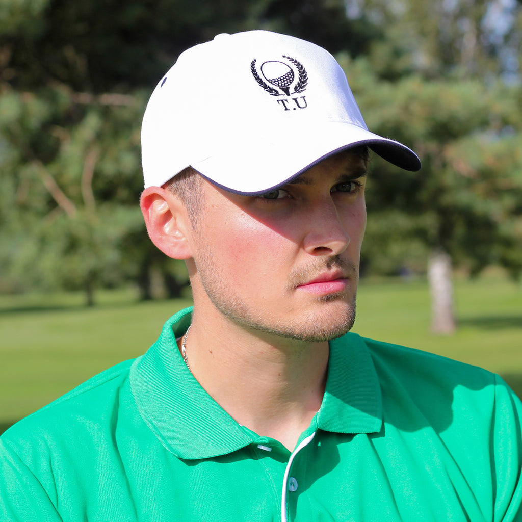 Personalised Golf Wreath Mens Cap Hat Gift For Him