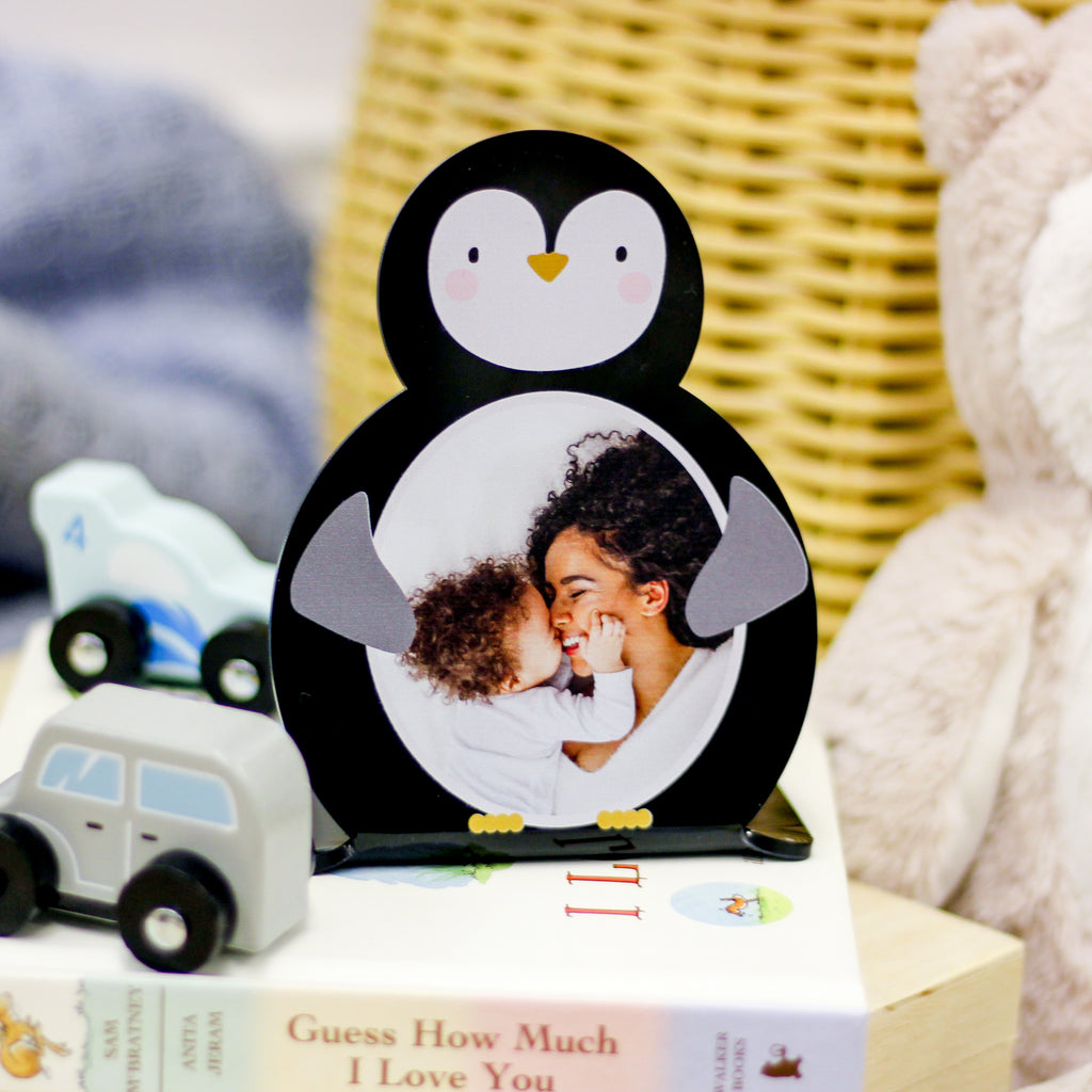 Personalised Children's Penguin Photo Frame Baby Gift