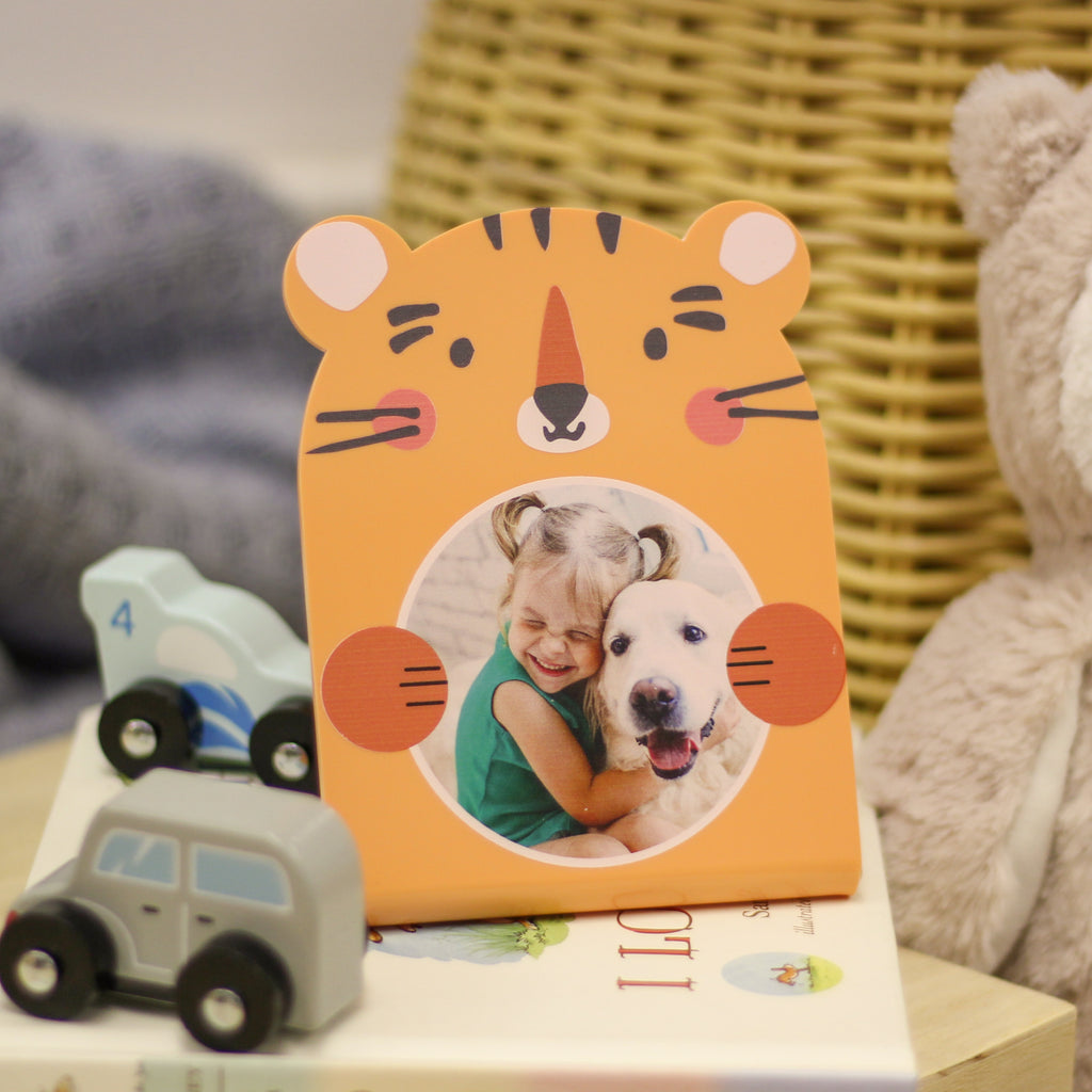 Personalised Tiger Baby Photo Frame Gift