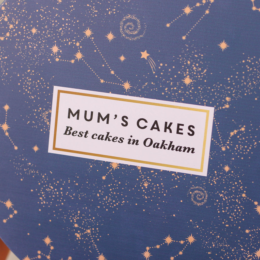 Personalised Stars Cake Baking Tin Gift For Her