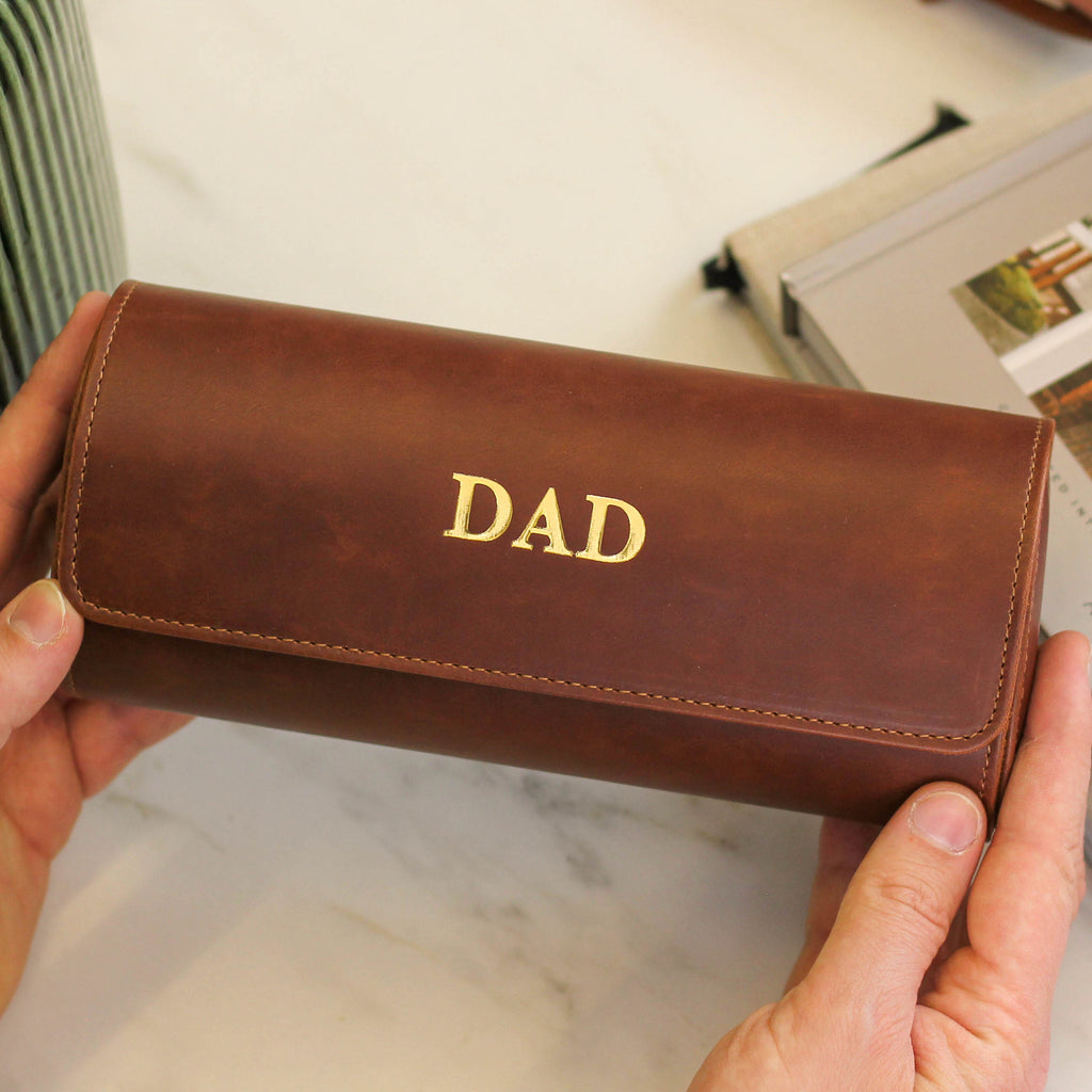 Personalised Luxury Father's Day Watch Holder Case