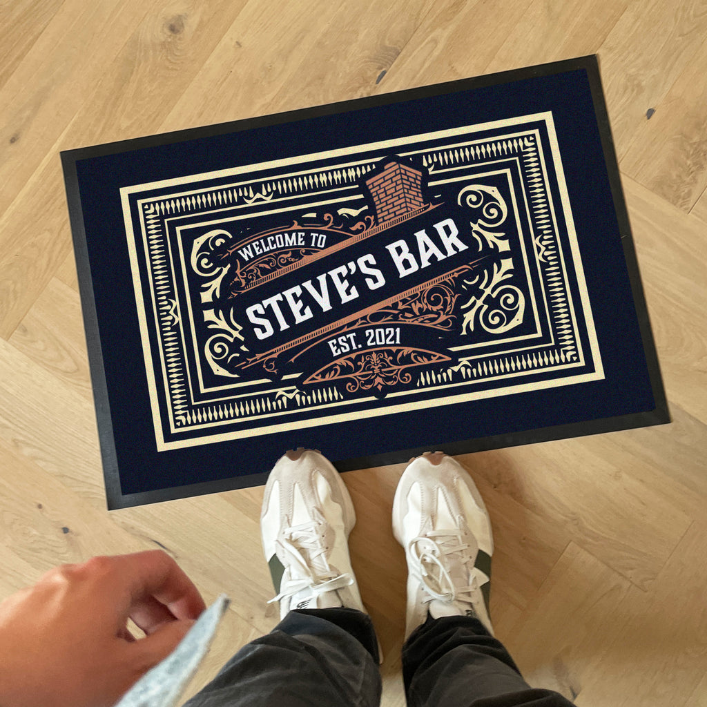 Personalised Dads Brewery Doormat For Home Bar