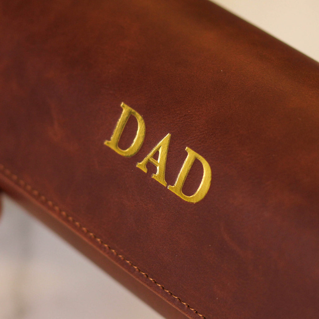 Personalised Luxury Father's Day Watch Holder Case