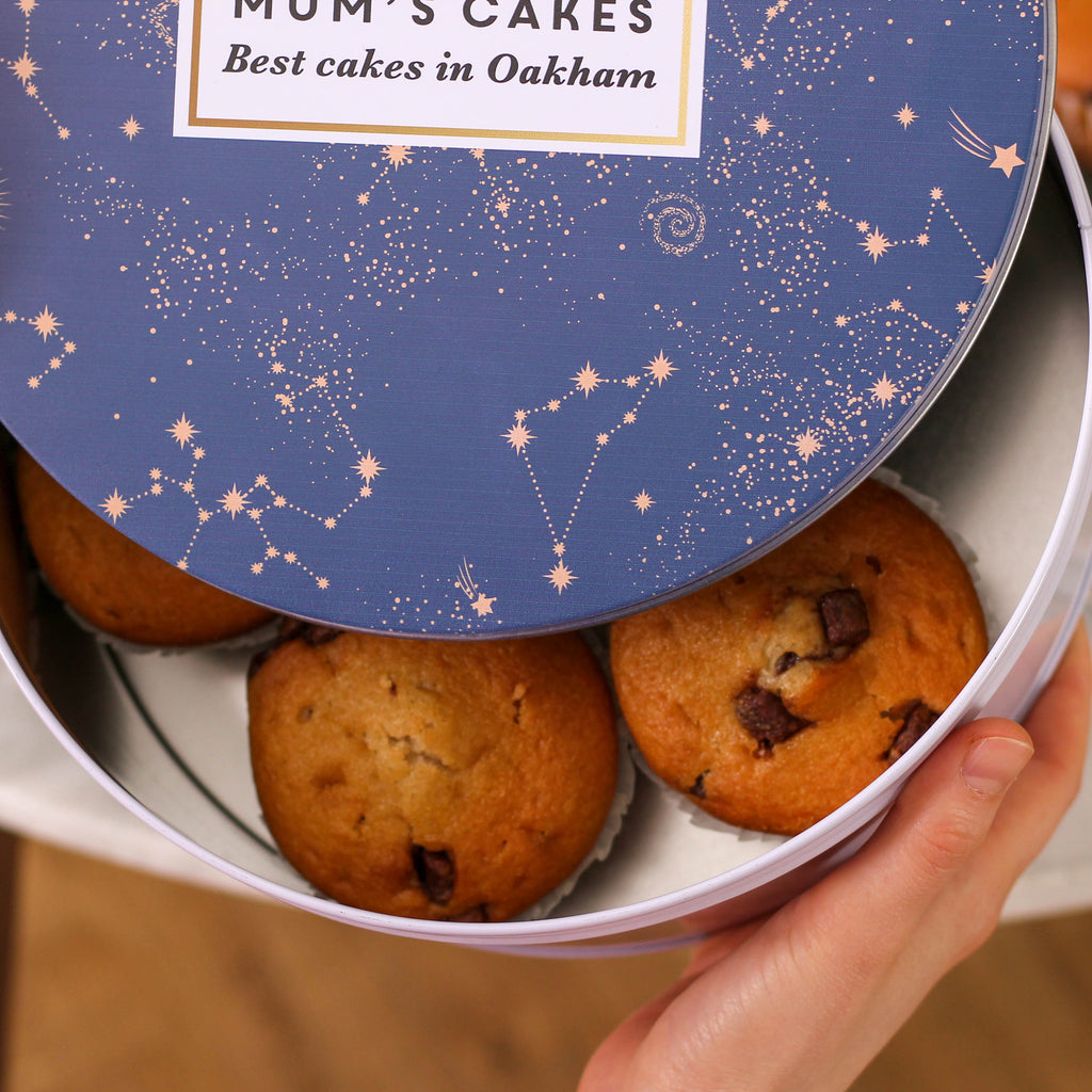 Personalised Stars Cake Baking Tin Gift For Her