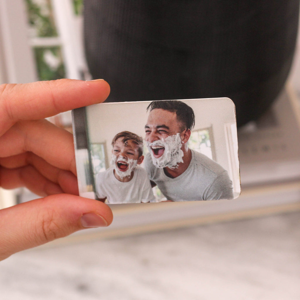 Personalised Slim Credit Card Holder With Photo