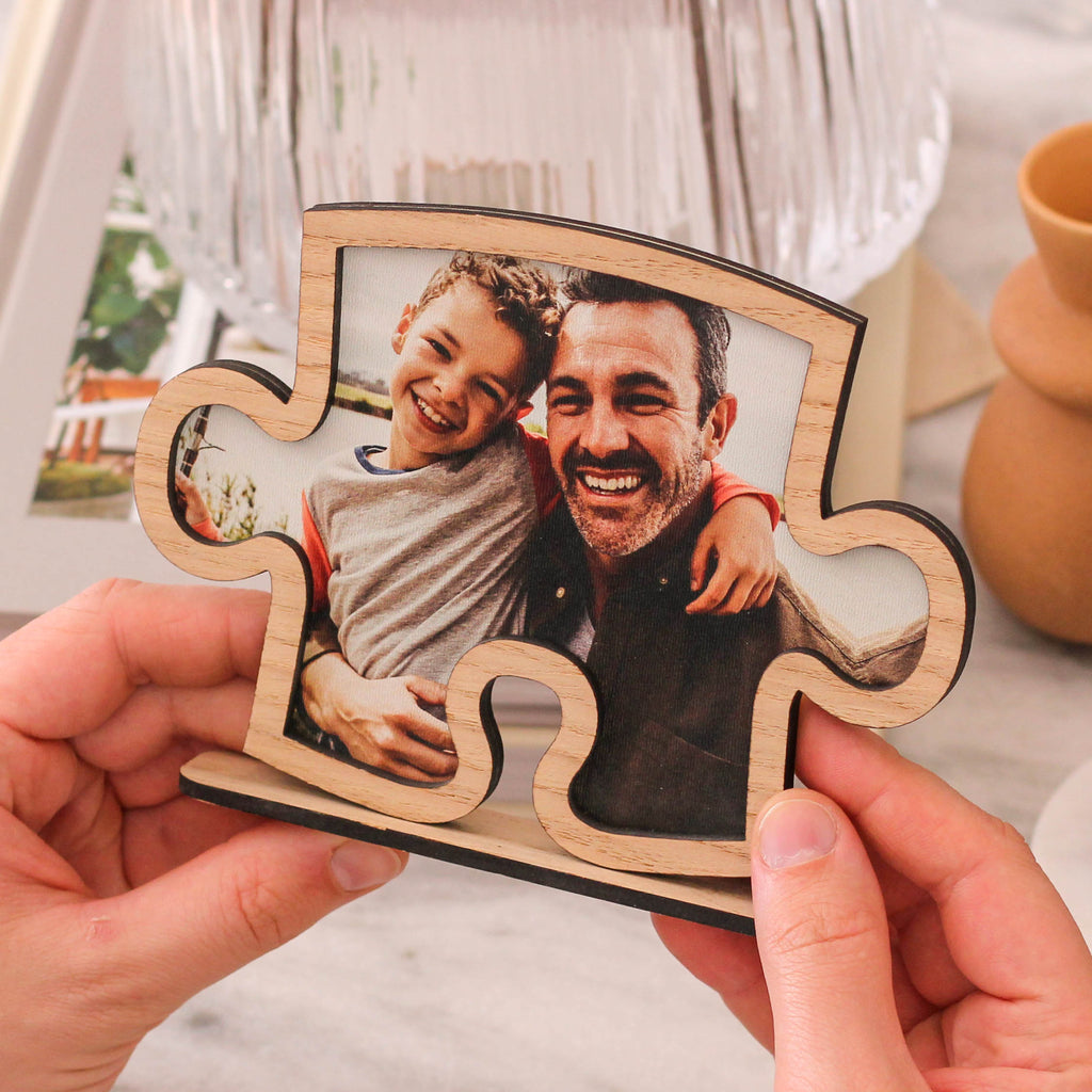 Personalised Father's Day Jigsaw Frame