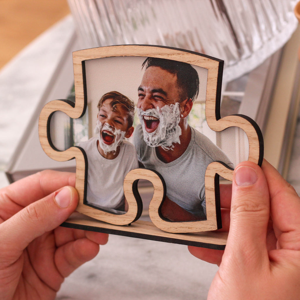 Personalised Father's Day Jigsaw Frame