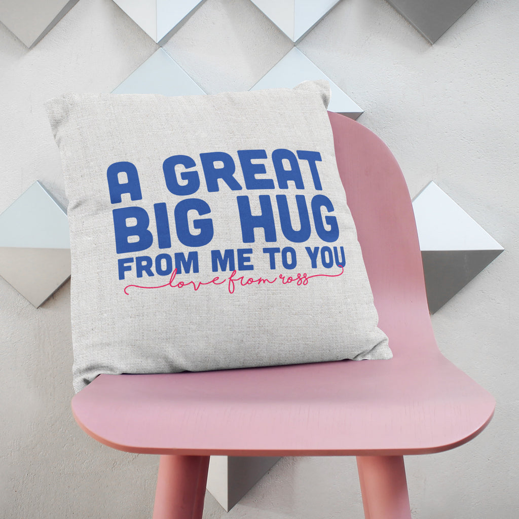 Personalised Great Big Hug Cushion