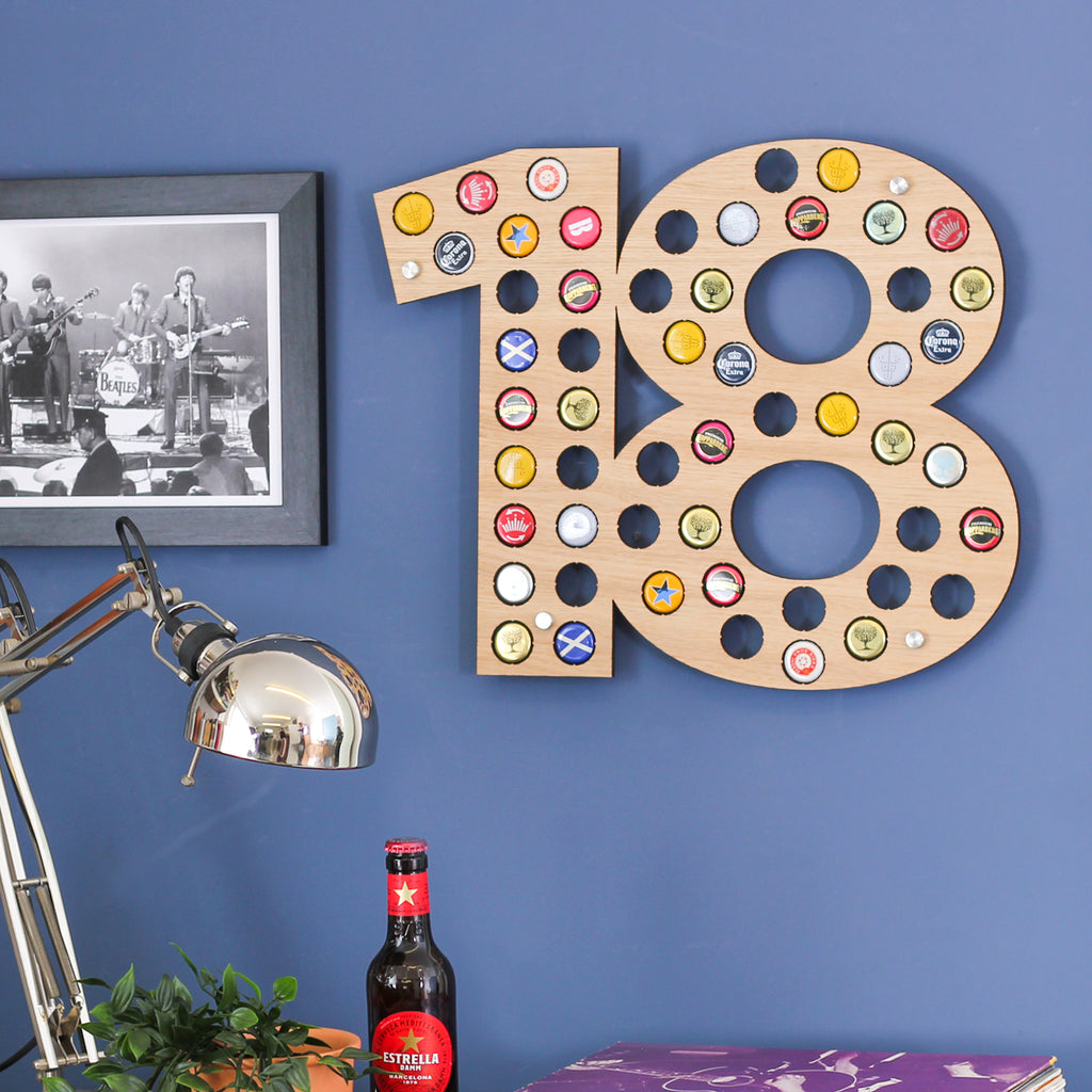 Birthday Present Number Beer Cap Collector