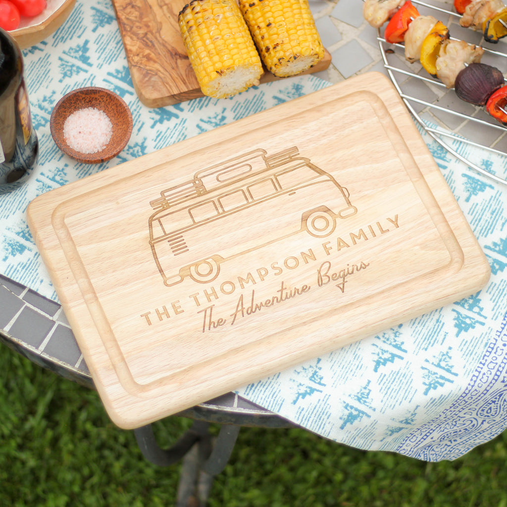 Personalised Campervan Chopping Board