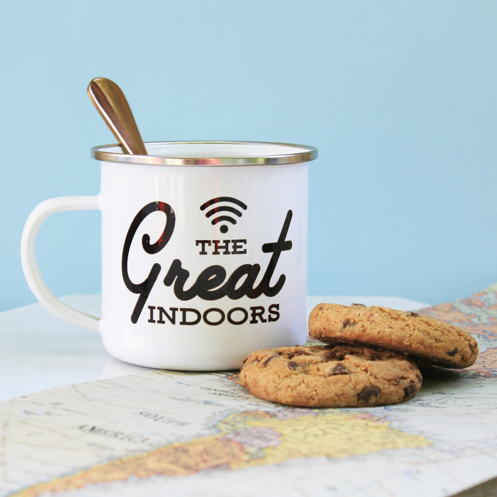 The Great Indoors Enamel Mug