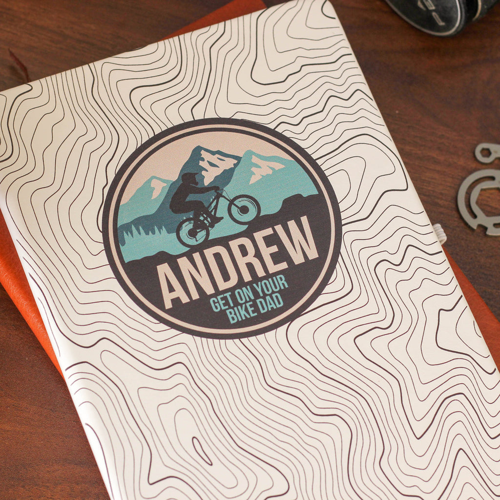 Mountain Bike Personalised Travel Notebook