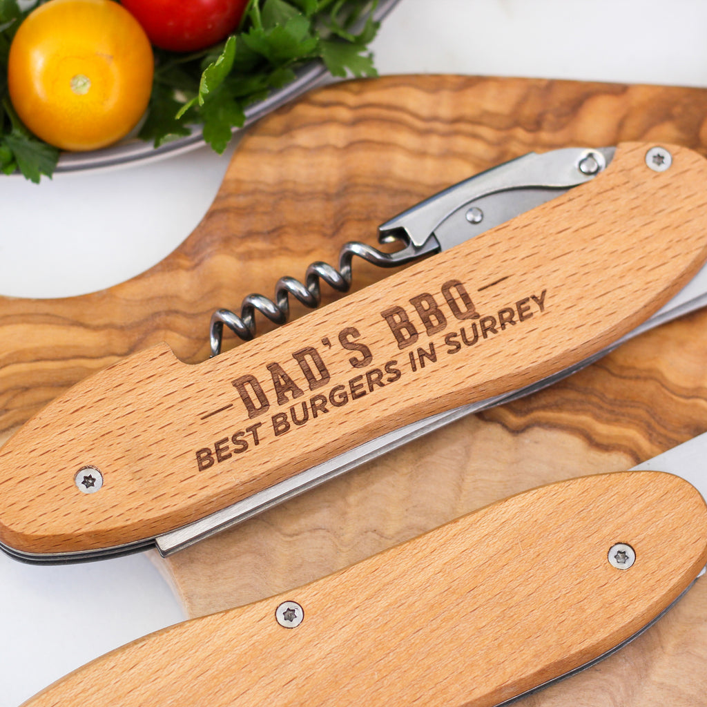 Personalised Dad's Best Barbecue Multi Tool Gadget