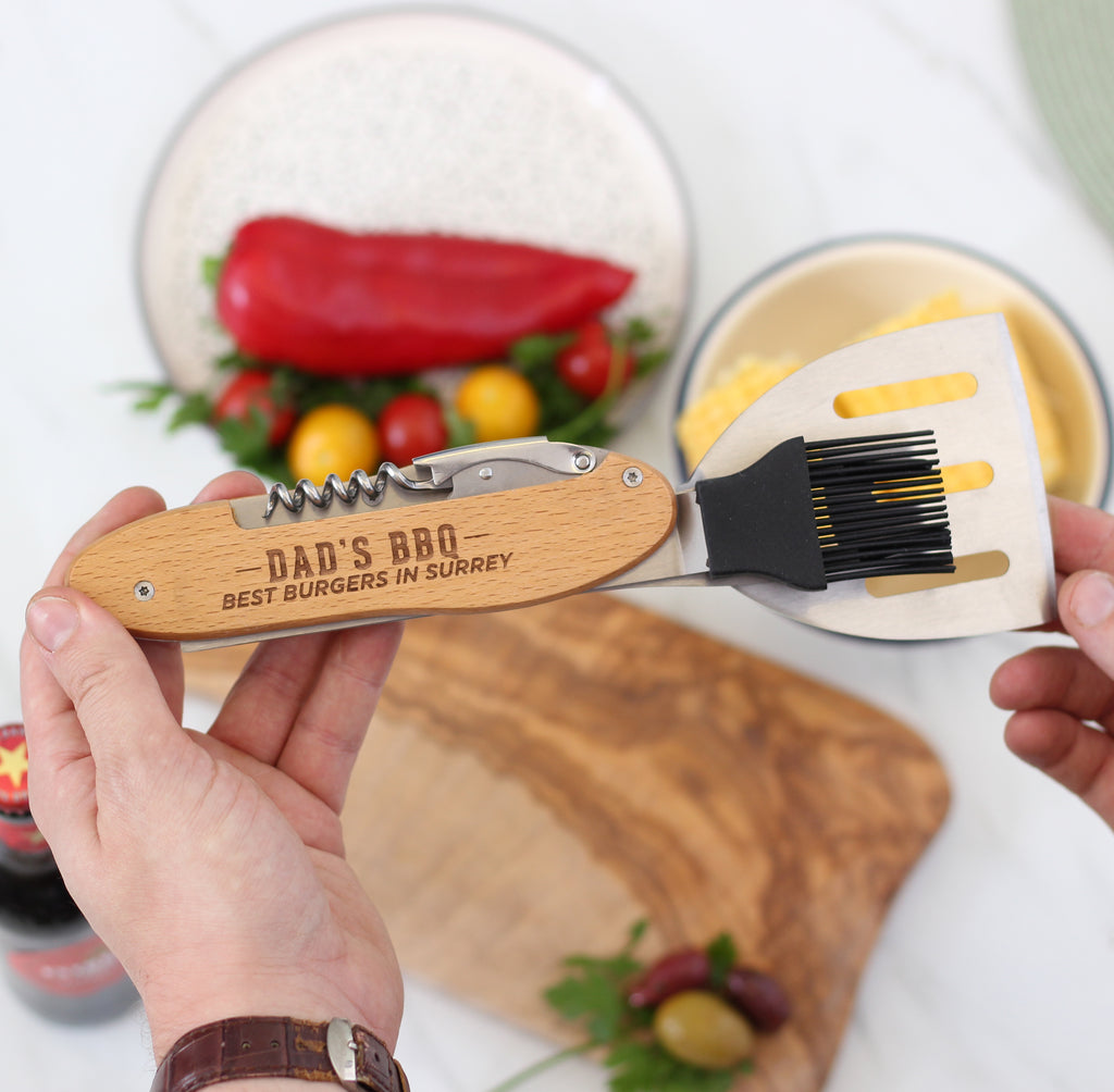 Personalised Dad's Best Barbecue Multi Tool Gadget