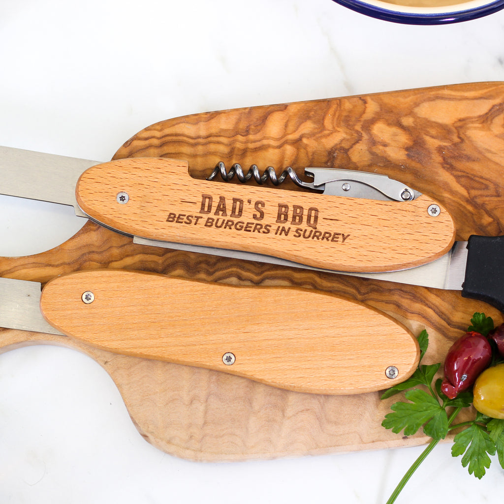 Personalised Dad's Best Barbecue Multi Tool Gadget