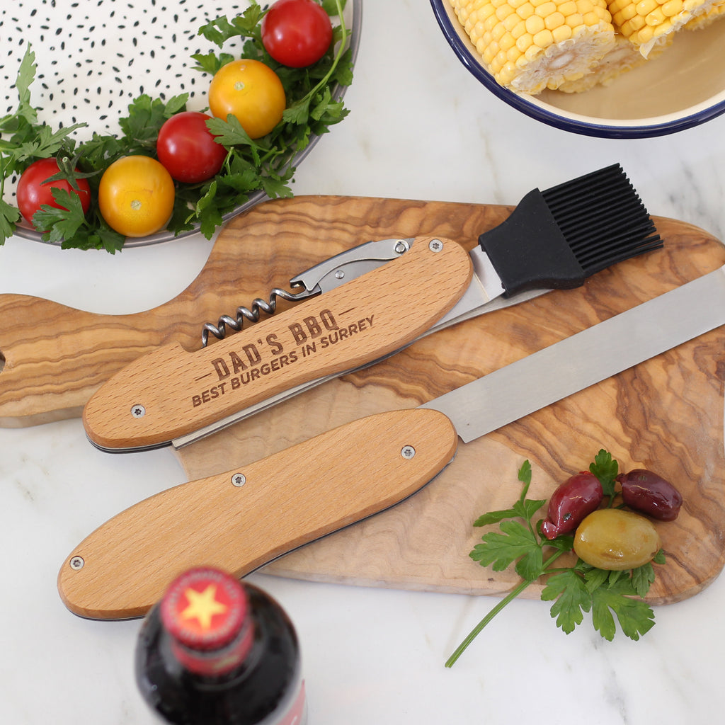 Personalised Dad's Best Barbecue Multi Tool Gadget