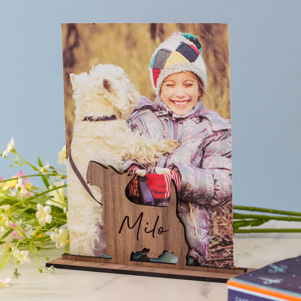 Personalised Dog Photo Frame Gift