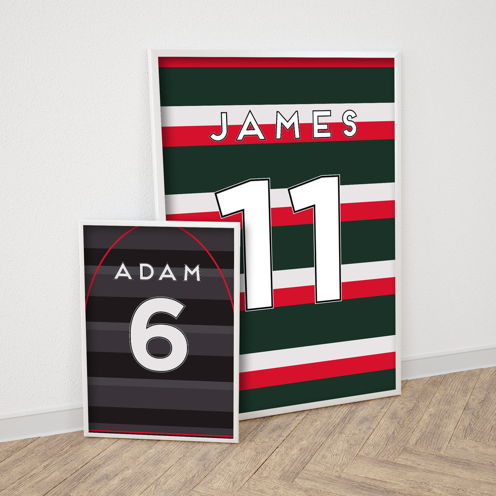 Personalised Rugby Shirt Print