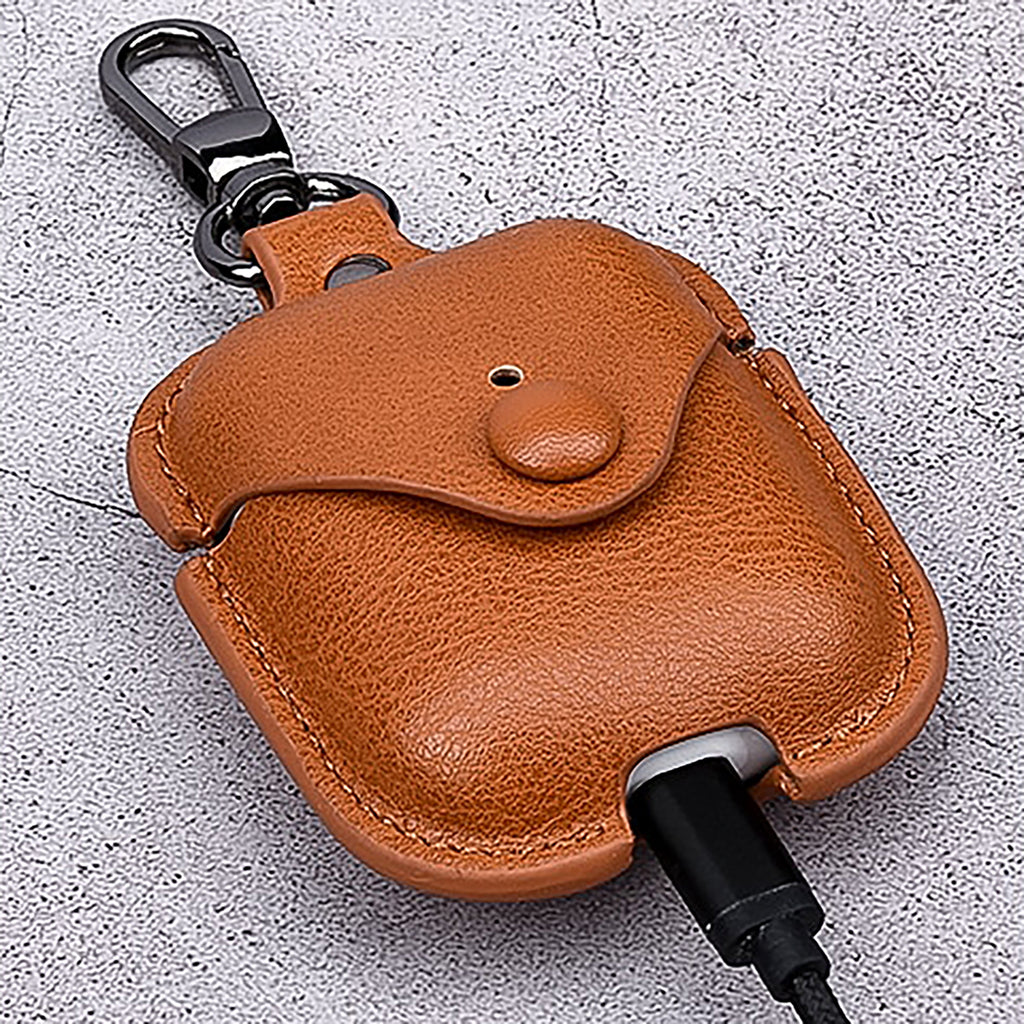 Personalised Air Pods Soft Faux Leather Case Gift