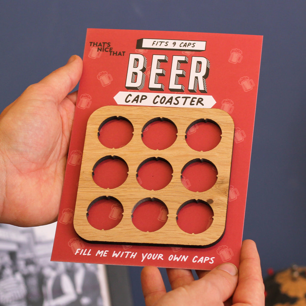 Beer Cap Collector Coaster Birthday Gift For Dad