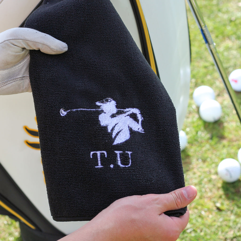 Personalised Golf Swing Towel Accessories Gift For Him