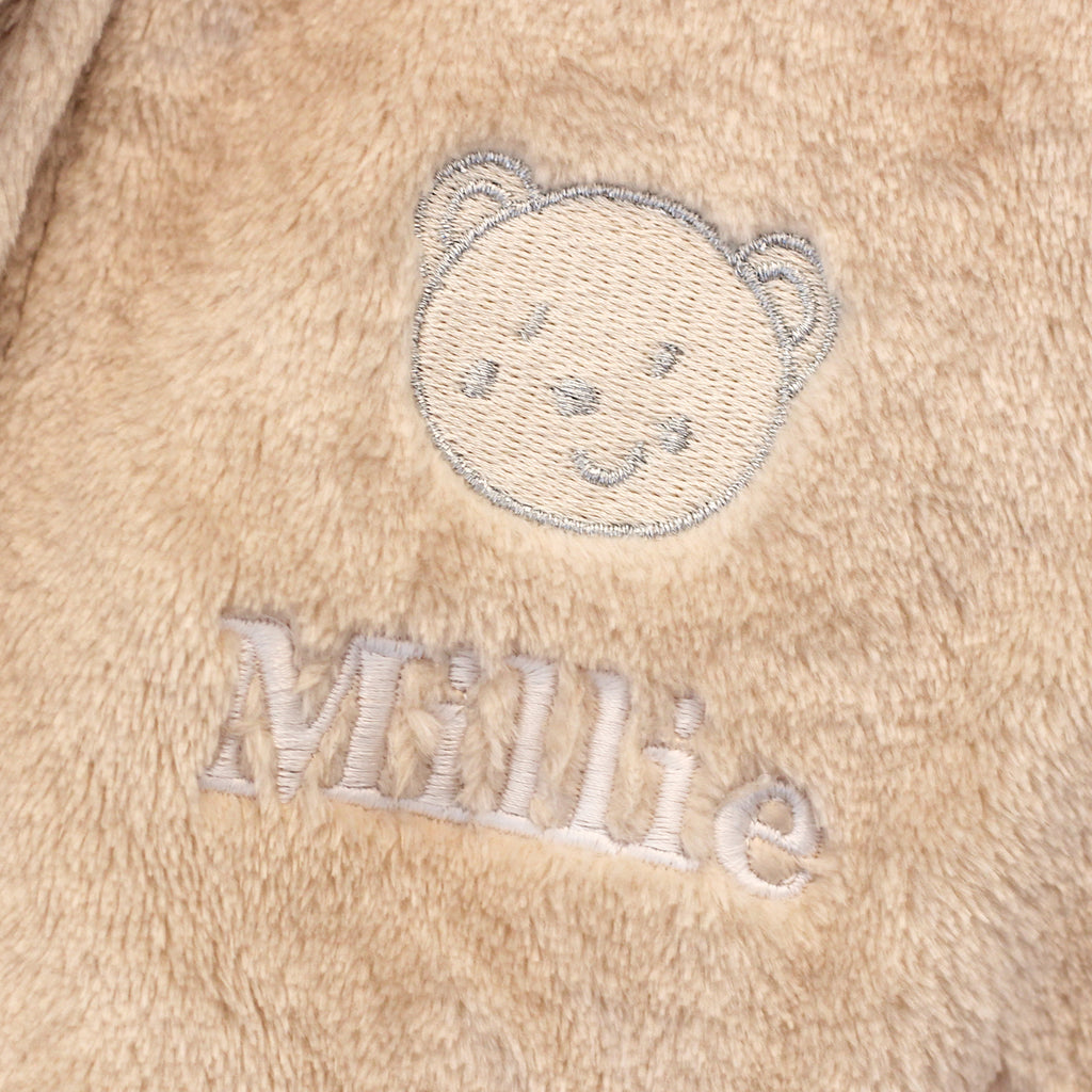 Personalised Baby Dressing Gown Bear