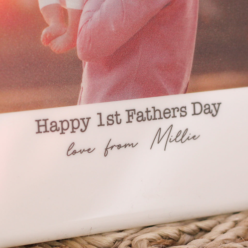Personalised Father's Day Photo Frame Gift For Him