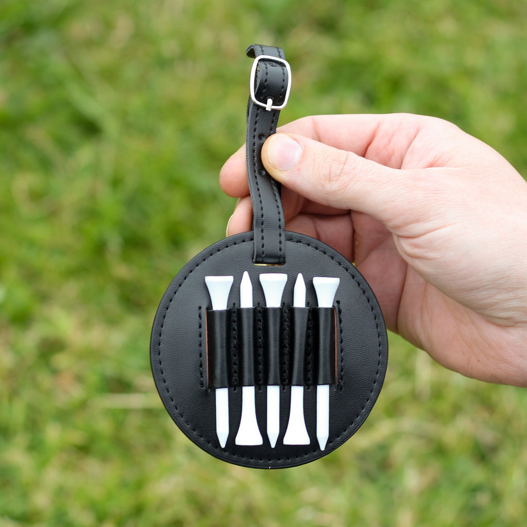Personalised Golf Tag And Tees Bag Accessory For Him