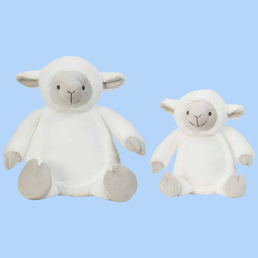 Personalised Lamb Soft Toy Teddy Bear Gift For Children