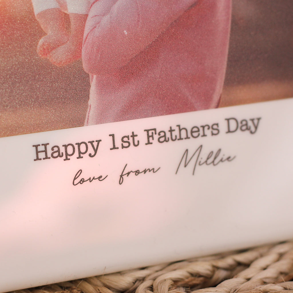 Personalised Father's Day Photo Frame Gift For Him