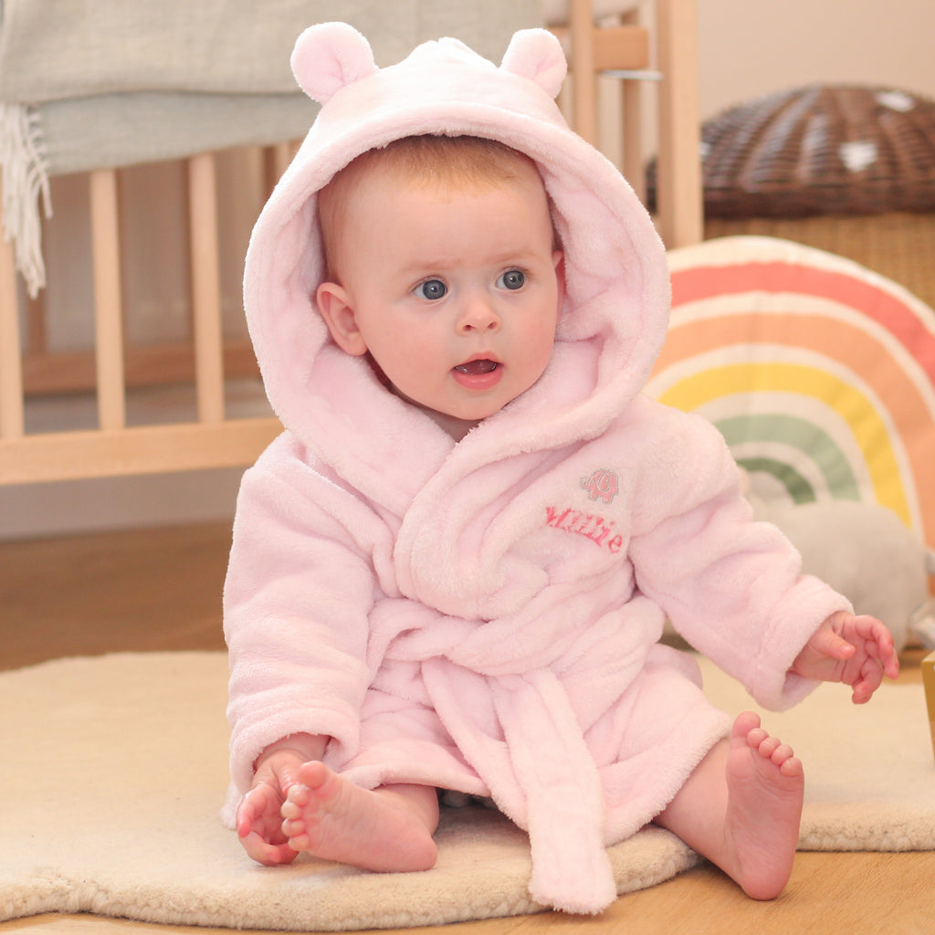 Personalised Baby Bathrobe