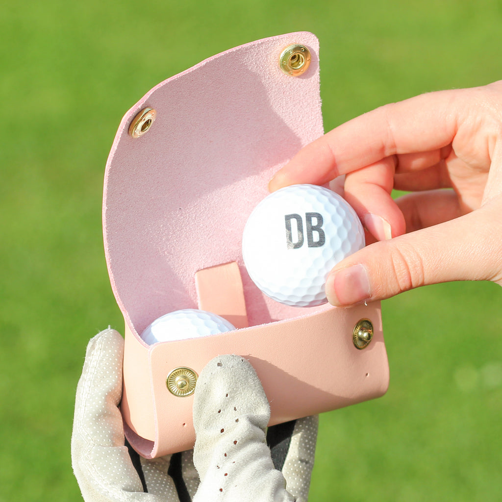 Personalised Golf Ball Holder Handmade Accessories Gift