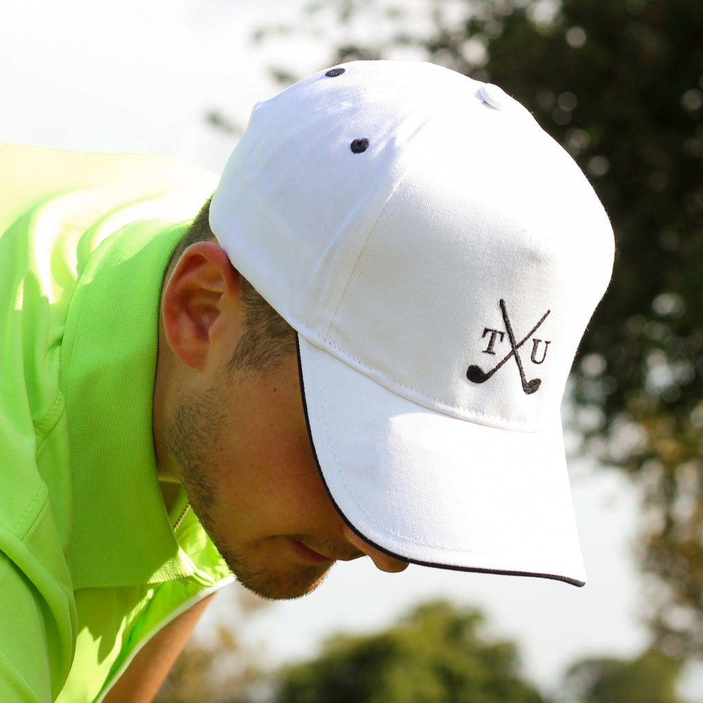 Personalised Golf Clubs Cap Hat Gift For Him
