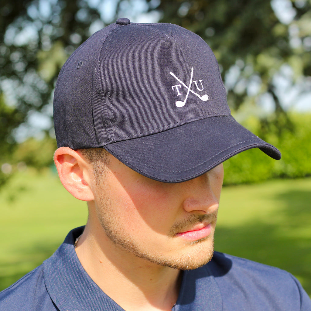 Personalised Golf Clubs Cap Hat Gift For Him