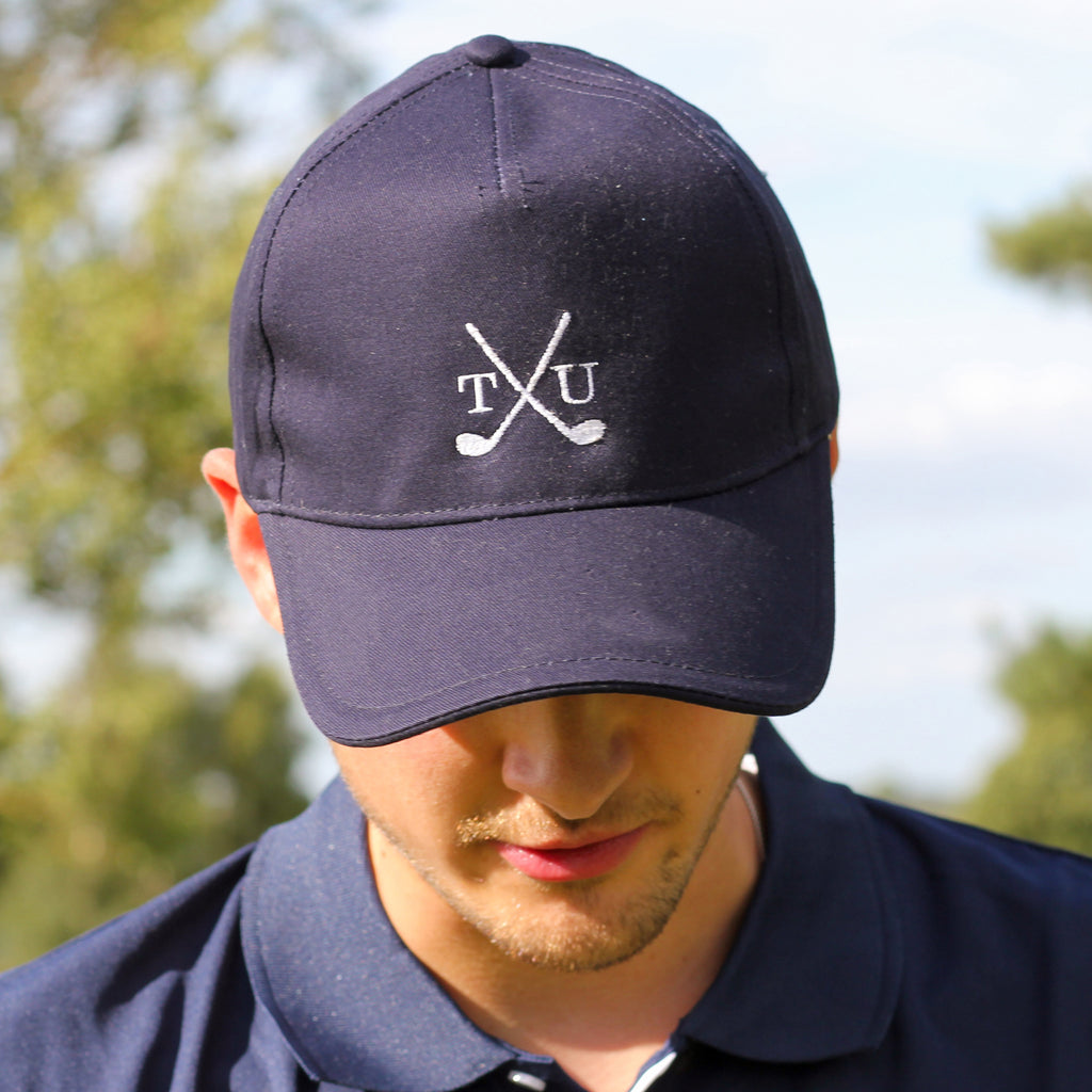 Personalised Golf Clubs Cap Hat Gift For Him