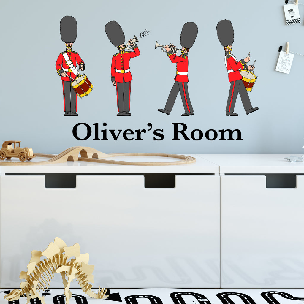 Personalised Toy Soldiers Wall Sticker Room Decor Art