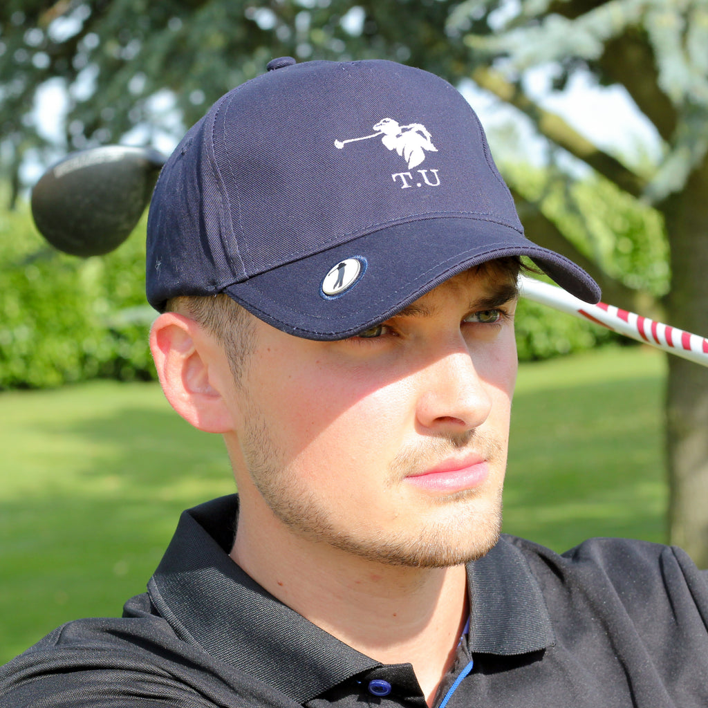 Personalised Golf Swing Cap With Ball Marker For Him