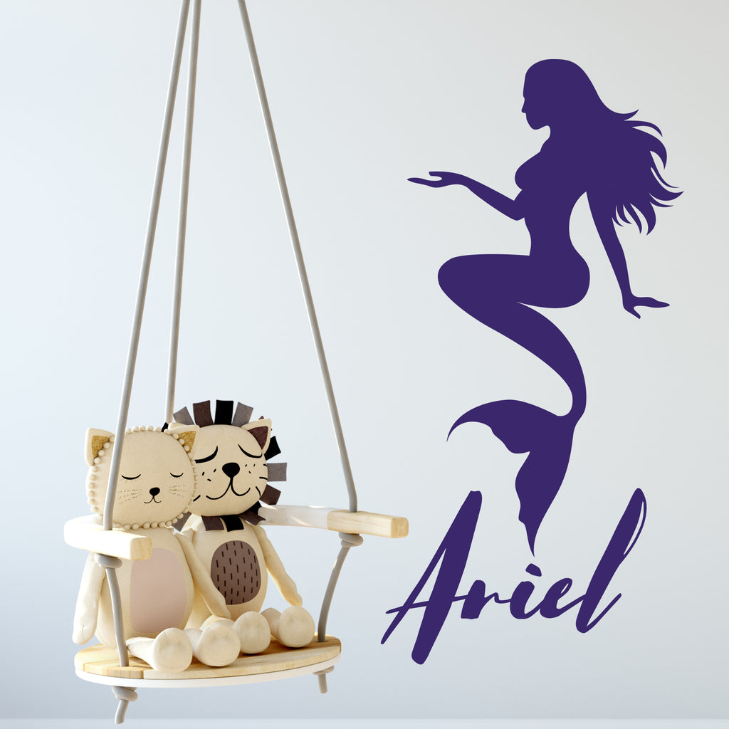 Personalised Mermaid Wall Sticker