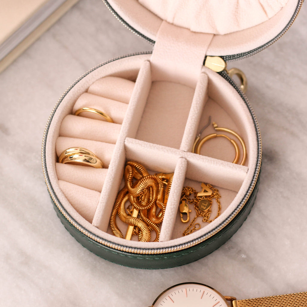 Personalised Initial Jewellery Box Travel Accessories