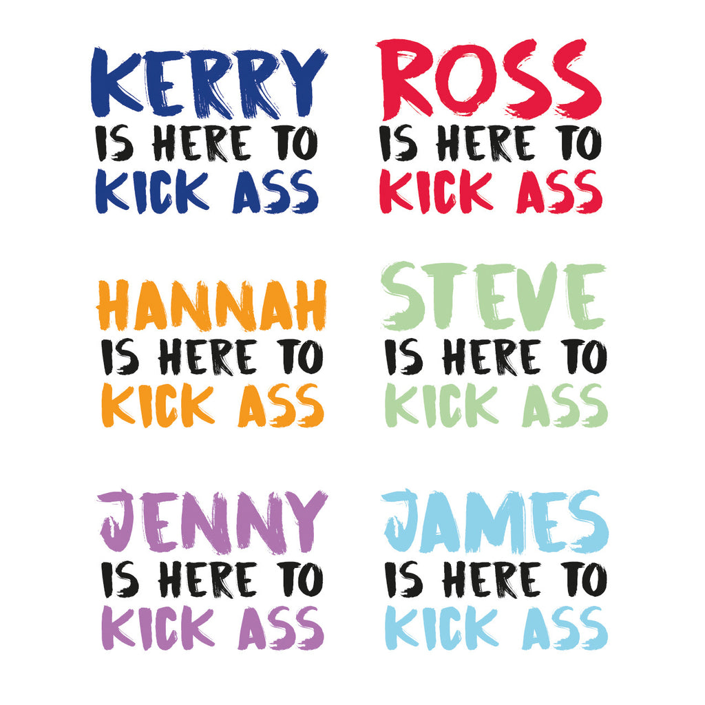 Personalised 'Kick Ass' Mug