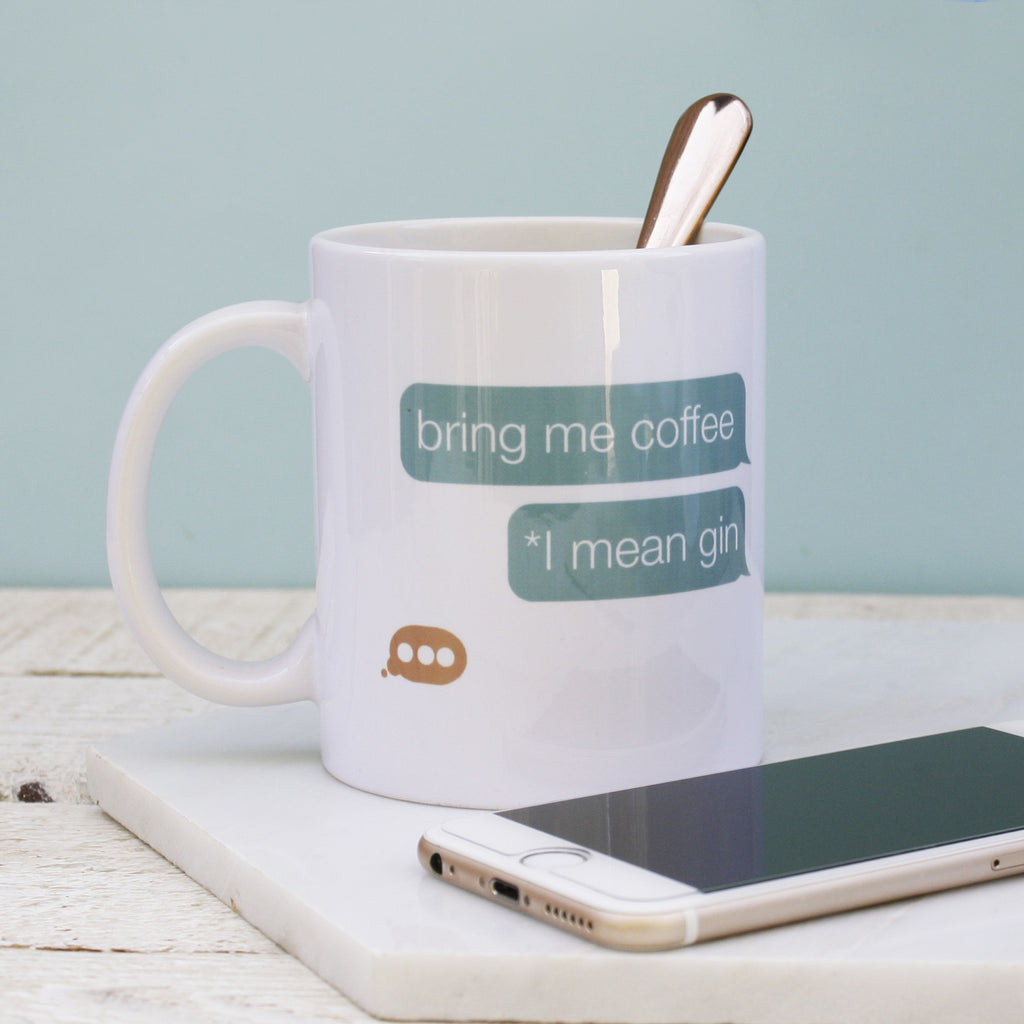 Personalised Text Message Mug