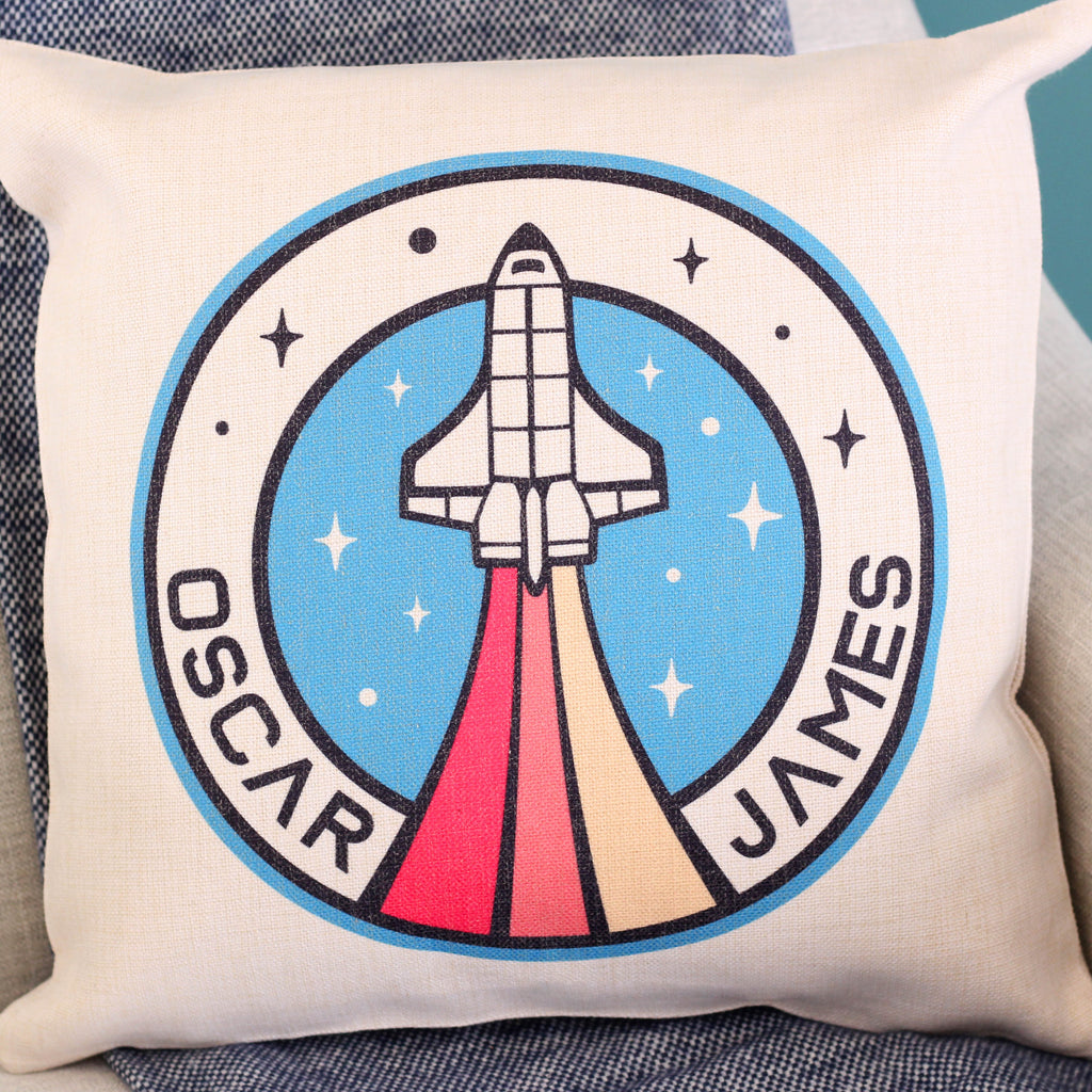 Personalised Astronaut Cushion Kids Room Nursery Decor