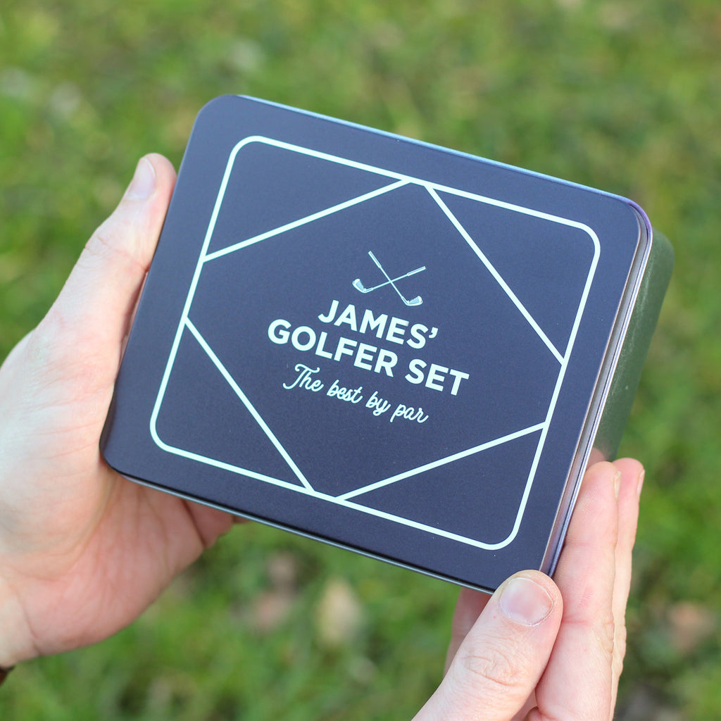 Personalised Emergency Golf Set Tin