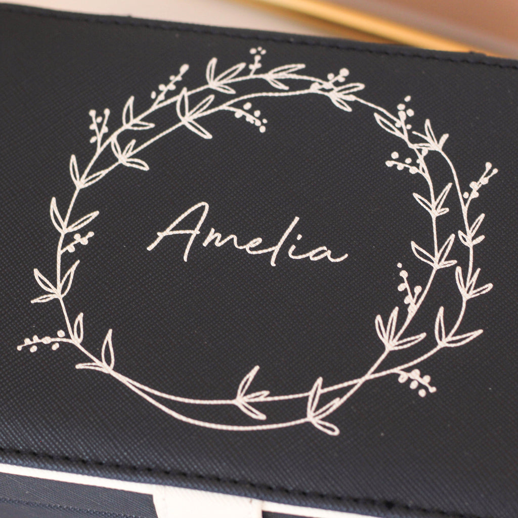 Personalised Wreath Jewellery Box Gift For Her