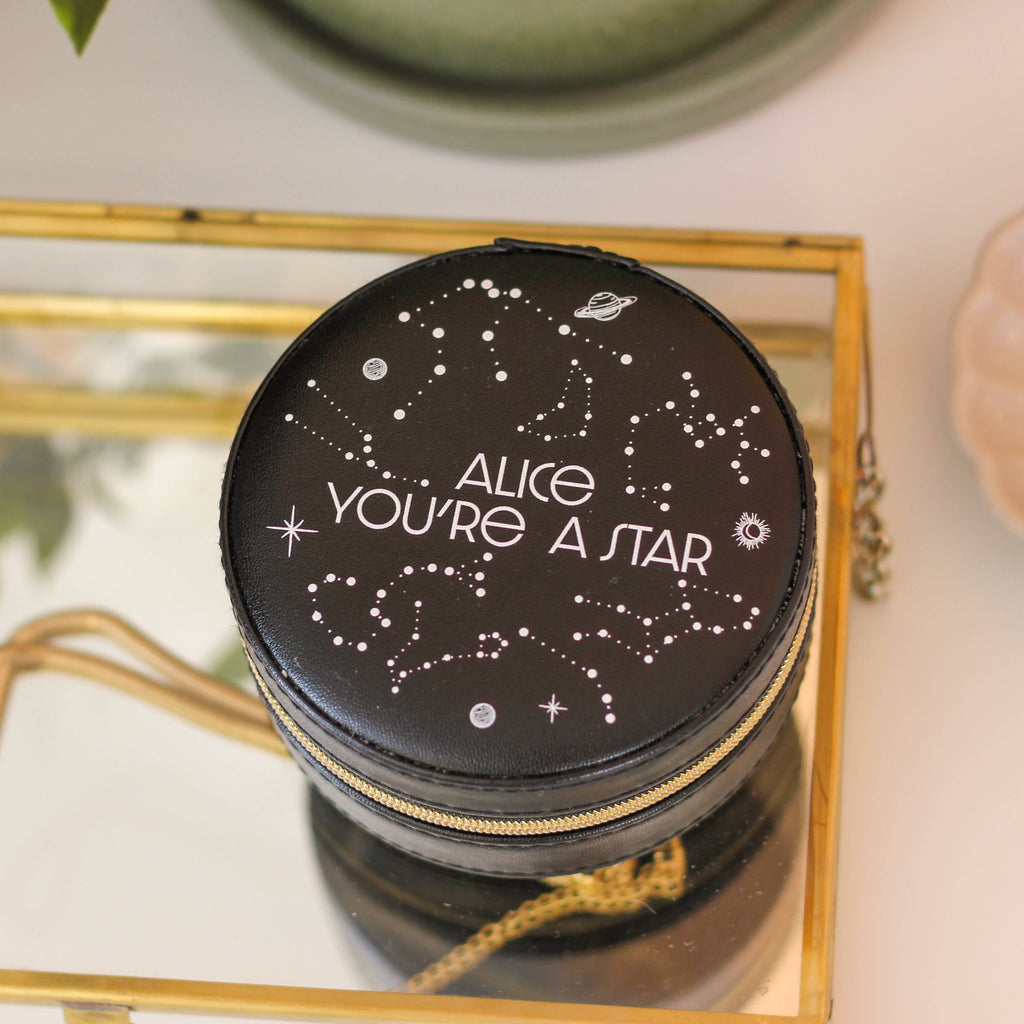 Personalised Cosmic Jewellery Box Case Gift