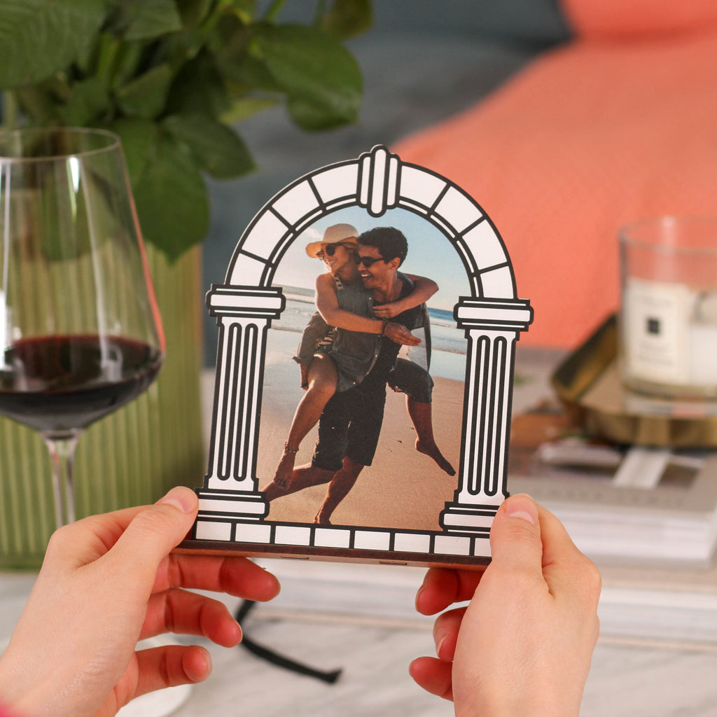 Personalised Greek Style Holiday Picture Photo Frames
