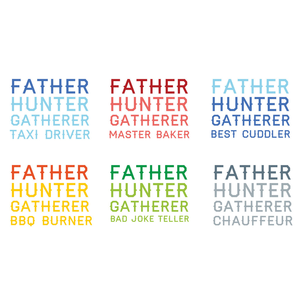 Personalised Father Hunter Gatherer Apron