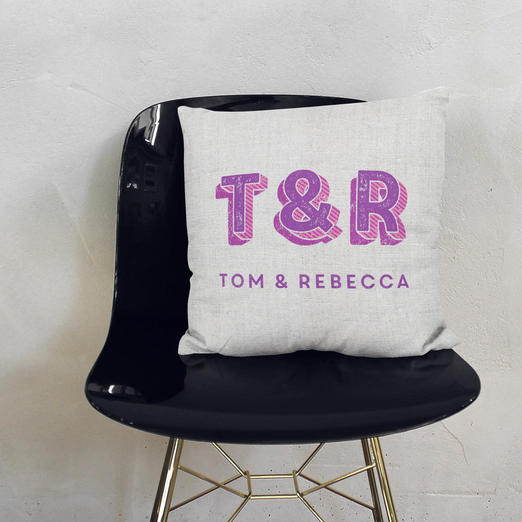 Personalised Carnival Letter Cushion