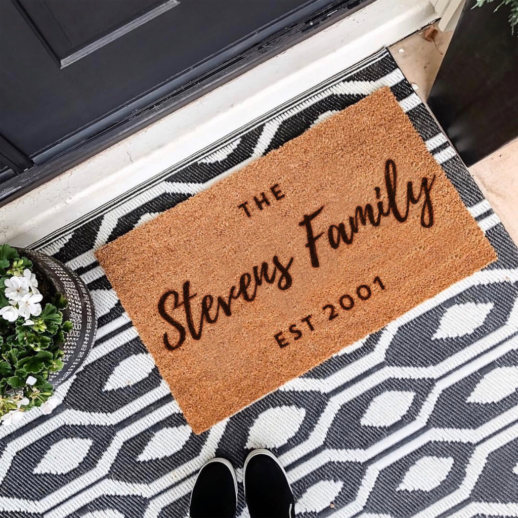 Personalised Family Doormat