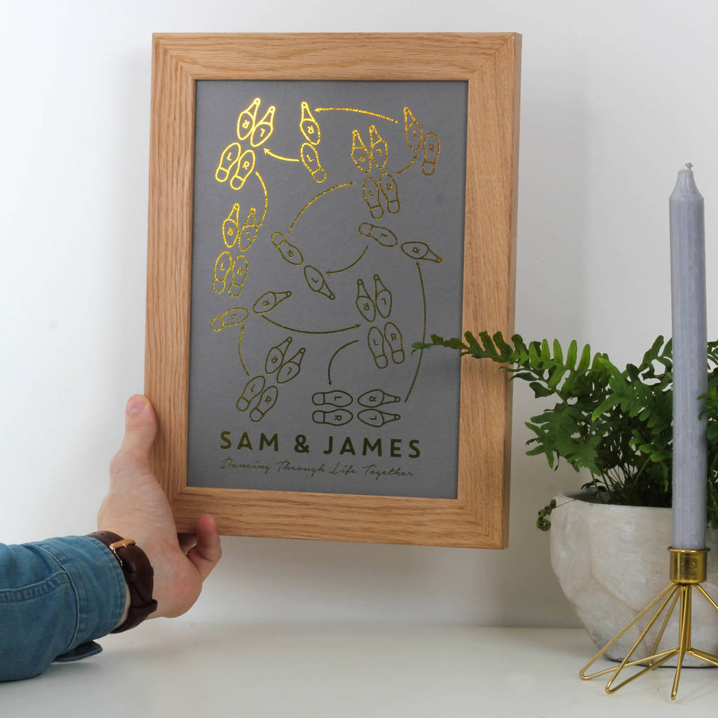 Personalised First Dance Foil Print